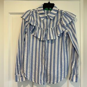 EUC ClareV blouse- size S